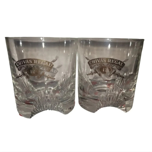 chivas Other - Chivas 12 set of two cocktail glasses bar ware bar